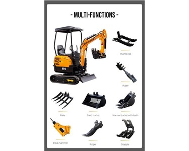 Loader Bucket 80cm Hydraulic Tilting