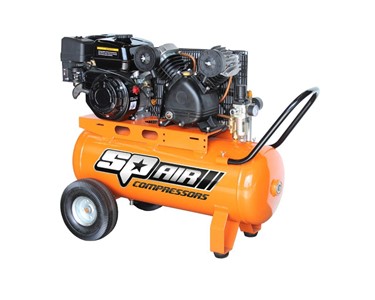SP Tools 6.5hp 60L Petrol Belt Driven Air Compressor