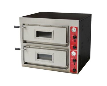 BakerMax - Black Panther Double Deck Pizza Oven | EP-2E 