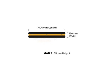 Wall Bumper Rubber - 1000mm | WBR-1000