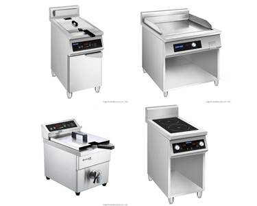 COMMERCIAL INDUCTION COOKER - INDUCTION FRYER, WOK, PLATE, GRIDDLE, BURNER