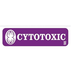Falls Risk Cytotoxic Identification Label | Cytotoxic 