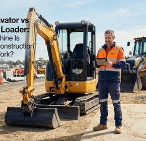 Mini Excavator vs Backhoe Loader: Which Machine Is Better for Construction and Civil Work?