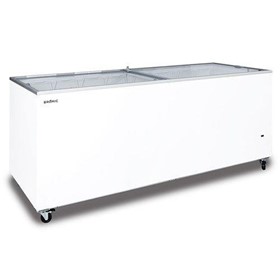 Chest Glass Top Freezer White 670L | 3735305-NR