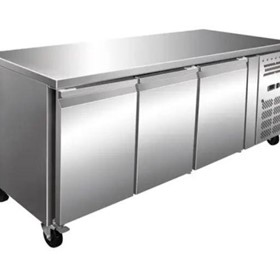 Bench Top Stainless Steel Freezer - Triple Door