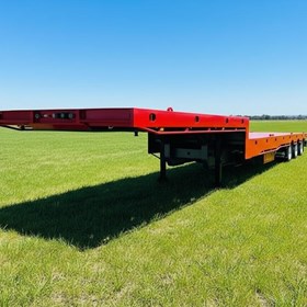 Tilt Slider Tri Axle Drop Deck Trailer