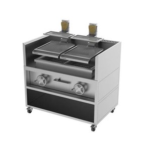 Basque Grill PVJ-050-2 Single with 2 x 500 cooking grids.