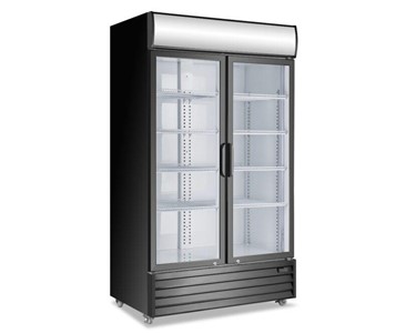 Atosa - Dual Glass Door Bottom Mount Display Fridge 1000L |  P1000WB-A