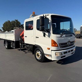 Used Tipper Truck | 2012 FD 1124 Crew Cab Tipper with Crane