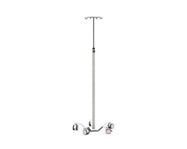 Freeway Medical - Infusion Pump Stand | FW8005 Stainless Upright 4 Hook