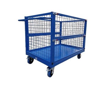 Mitaco - Cage Trolley- Fold Down Sides- 500kg Capacity