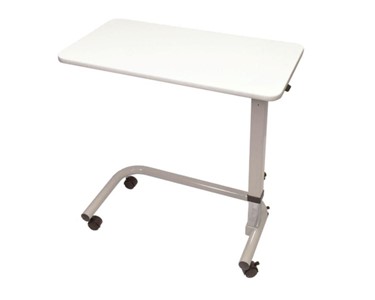 Aspire Overbed Table | Laminate Flat Top – White
