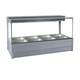 Square Glass Hot Food Display | S25RD 