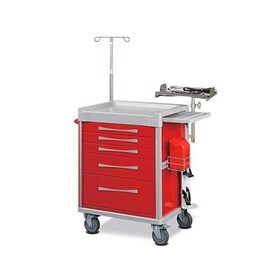 Emergency Cart - Red | 34inch 