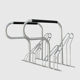 4 Bay Bicycle Rack | Galvanised | Fixings Not Included