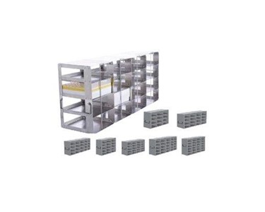 U21612 Horizontal/Upright Freezer Racks, Stainless Steel 