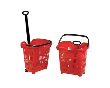 Basket Shopping Trolley | RED
