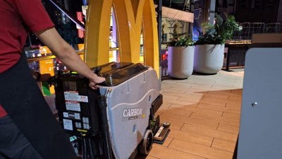 With Conquest, McDonalds Restaurant Saves More Than 80% on Industrial Floor Cleaning Labour Costs