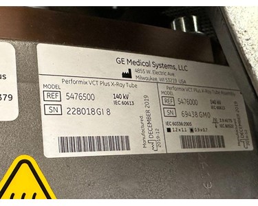 GE -  GE Lightspeed VCT CT Scanner