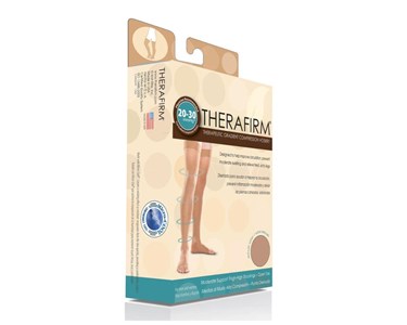 Unisex Thigh-High Stockings Open Toe Moderate Support 20-30mmHg