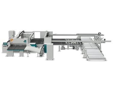 Biesse - Twin-line panel saw with blade cutting | Rover Cut Up A T