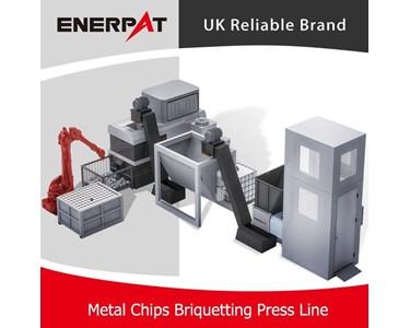 Enerpat - Aluminum Shavings Briquetting Press Line - BM