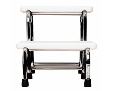 Two Step Stool With Handrail 140kg 