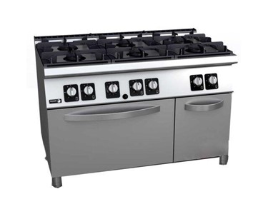 Fagor - Kore 700 Series 6 Burner Gas Range with Gas Oven | C-G761H