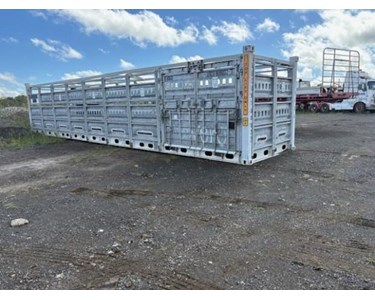 Livestock Trailer | Stock Crate 40' Single Deck Container