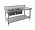 Stainless Flat Pack - Flat Pack Stainless Steel Sink Benches, Single Double Sinks