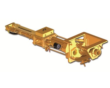 Putzmeister - Tunnel Concrete Pump | Double piston pump with S-Transfer Tube KOS