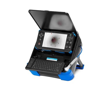 Testrix - Mini HD Drain and Sewer Pipe Inspection Camera System | Blue