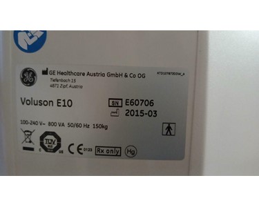GE - Voluson E10 BT15