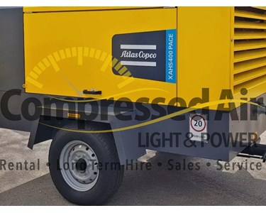 Atlas Copco - Single-stage Oil Injected Screw Compressor | XAHS400 - to 175psi