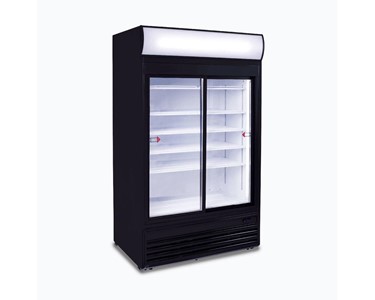 Bromic - Upright Display Fridge - 2 Door - Sliding Glass - 945L - GM0980LS-NR