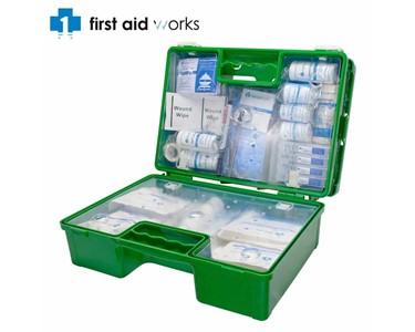 Priority First Aid - Workplace First Aid Kit – Wall Mount Cabinet