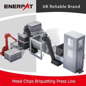 Metal Chips Briquetting Press Line - BM