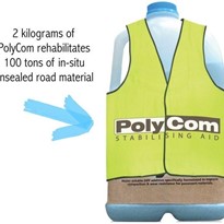 How to Use PolyCom Stabilising Aid for Micro Patching Failed Road Sections.