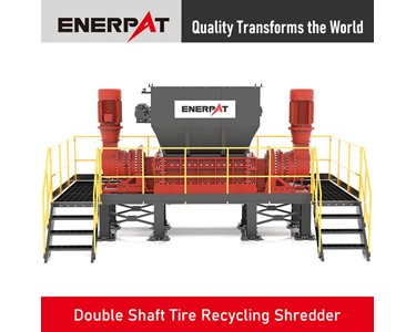 Enerpat - MSB-ETY1600 Double Shaft Tyre Recycling Shredder