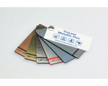 Trotec Laser - Engraving Materials | TroLase Metallic & TroLase Metallic Plus