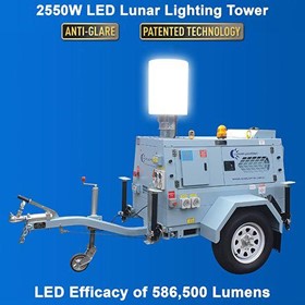 Lighting Tower | Mobile LED Lunar Tower | 2550W 48V DC 360° Anti-Glare