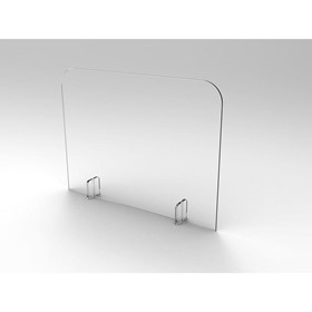 Sneeze Guard | Table Shield (H)600mm x (W)800mm – 3mm Acrylic – 3 Legs