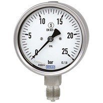 Pressure Gauges Available with Full Safety Pattern Design