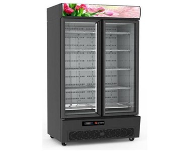 Orford - Upright Glass Door Flower Fridge | EB36R-Sn-A-Flower