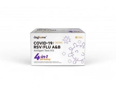 Diaghome - Diaghome Covid-19, RSV, Influenza A&B Antigen Test Kit 5 Pack 2026 Exp