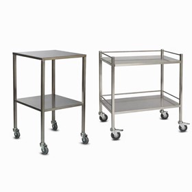 Instrument Trolley - No Rails and With Rails
