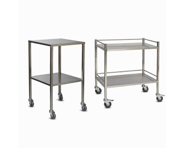 Instrument Trolley - No Rails and With Rails