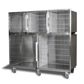 Cage Bank | 18053 on Wheels (3 Divider Plates)