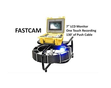 USA Borescopes - Fastcam – 1.4″ Pipe Camera – 130′ Length