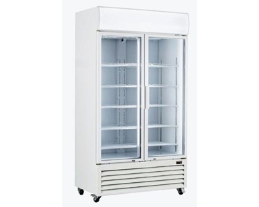 Thermaster - Thermaster Colourbond Upright Beverage Fridge 2 Doors White LG-1000P